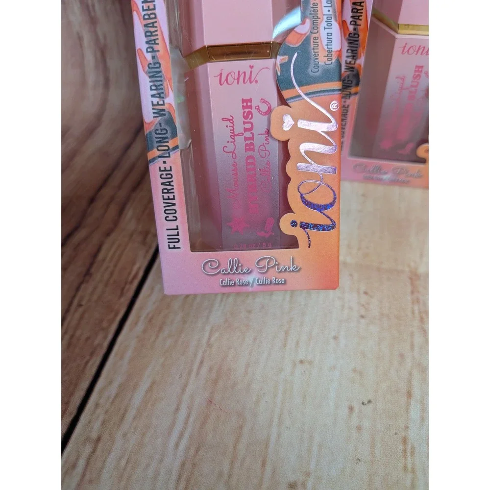 3 PK Ioni Pink Cowgirl Mousse Liquid Hybrid Blush Callie Pink